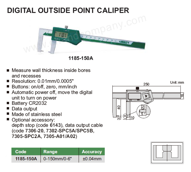 CHAND COMPANY Caliper 1103 150